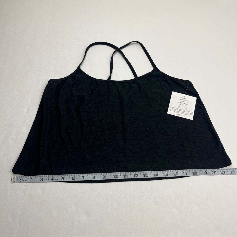 Beyond Yoga Featherweight Drift Away Sleep Tank Spacedye Black Grey‎ Large NEW - Picture 8 of 10